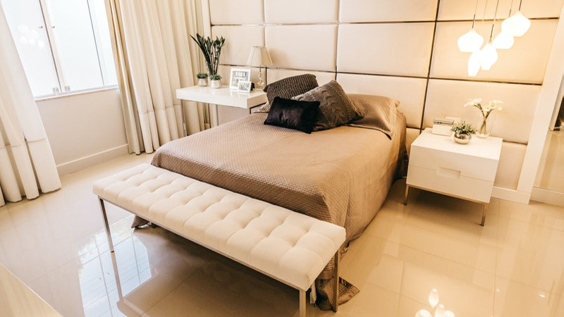 Projects cozy modern bedroom